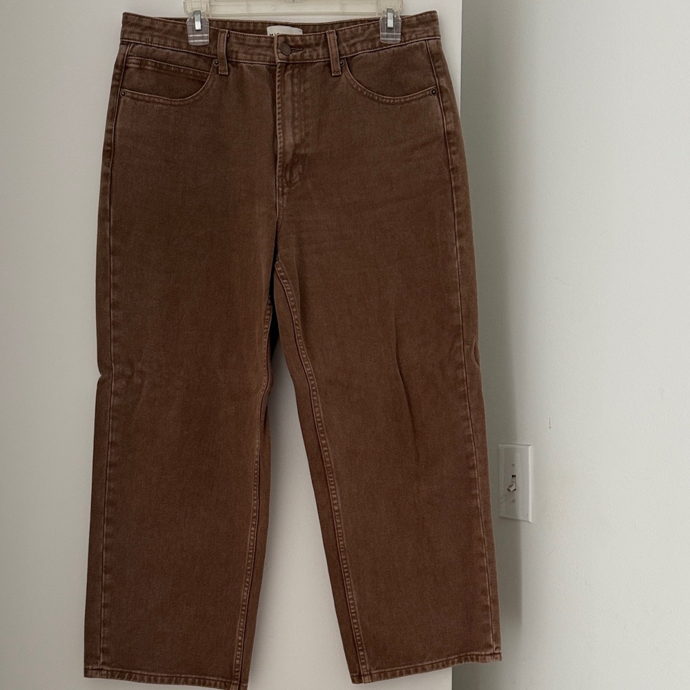 Miou Muse Brown barrel Jeans